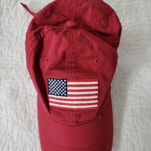 red United States flag cap Unisex cotton new
